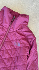 The North Face bordô matelassê