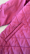 The North Face bordô matelassê